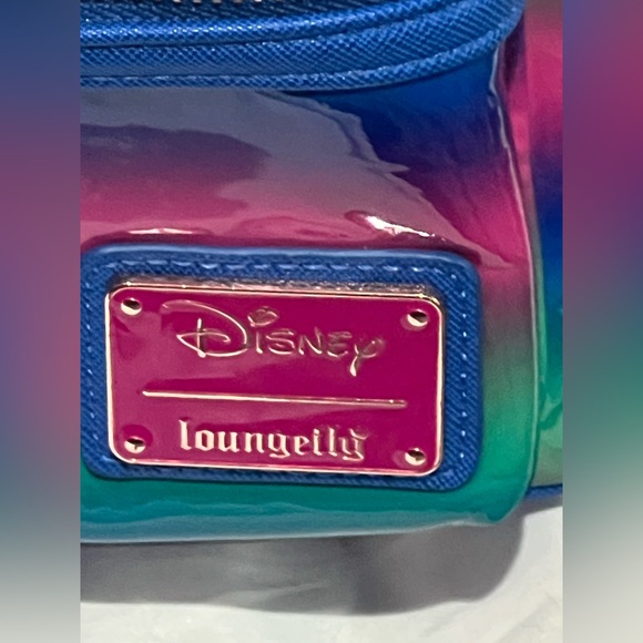 Loungefly/Disney Minnie Mouse multi color stripped mini backpack - Picture 6 of 12